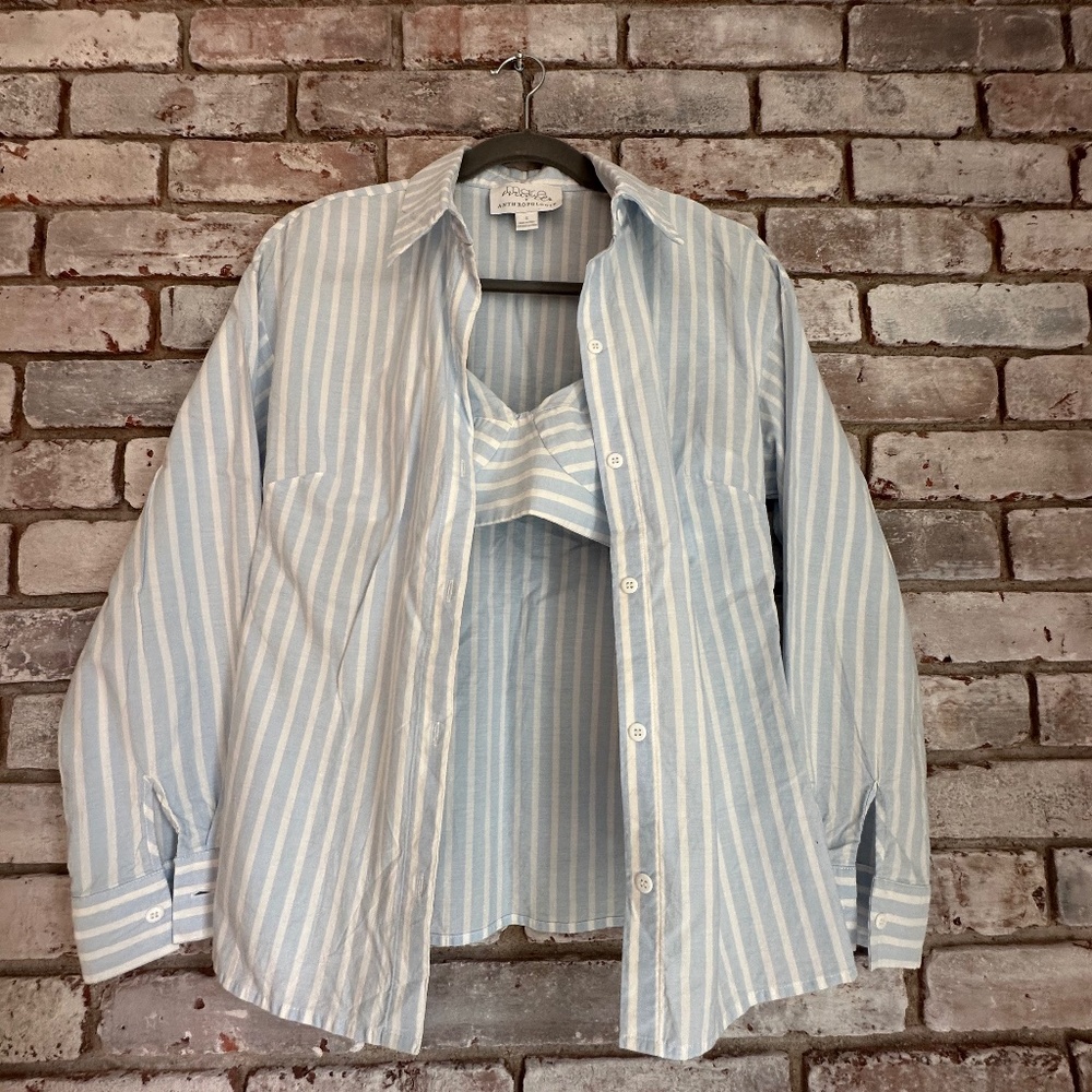 Mare Mare X Anthropologie Blouse and bralette
